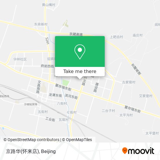 京路华(怀来店) map