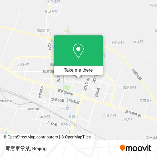 顺意家常菜 map