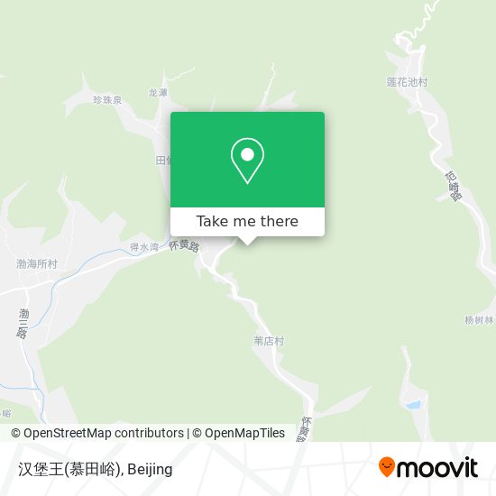 汉堡王(慕田峪) map