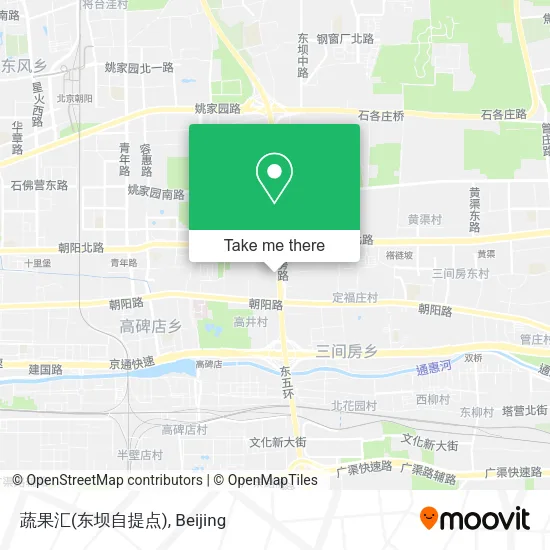 蔬果汇(东坝自提点) map
