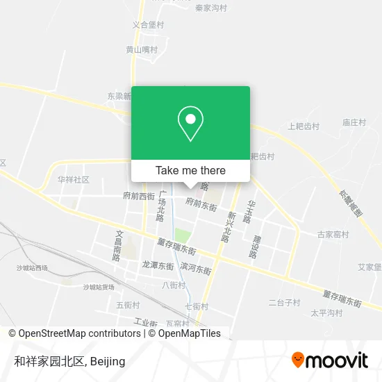 和祥家园北区 map