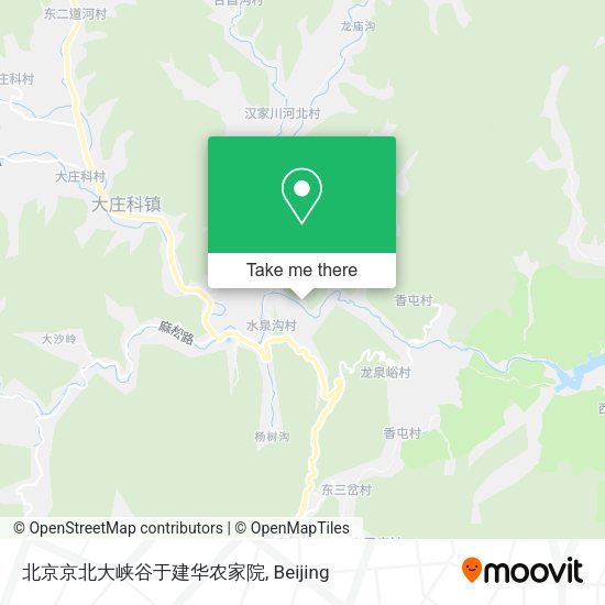 北京京北大峡谷于建华农家院 map
