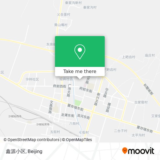 鑫源小区 map