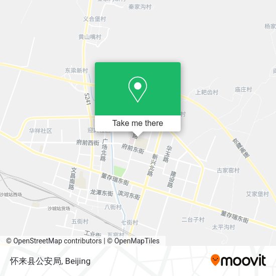 怀来县公安局 map