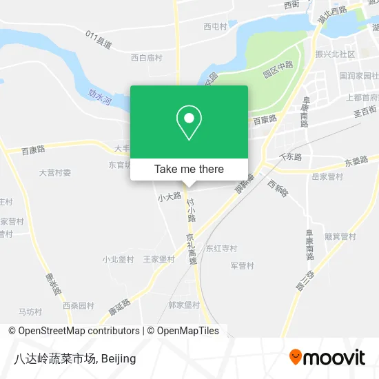 八达岭蔬菜市场 map