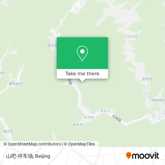 山吧-停车场 map