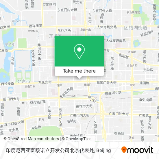 印度尼西亚富毅诺立开发公司北京代表处 map