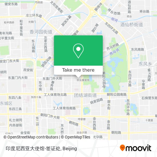 印度尼西亚大使馆-签证处 map
