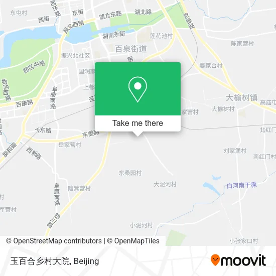 玉百合乡村大院 map