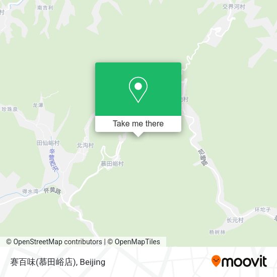 赛百味(慕田峪店) map