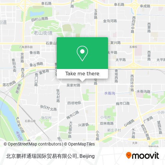 北京鹏祥通瑞国际贸易有限公司 map
