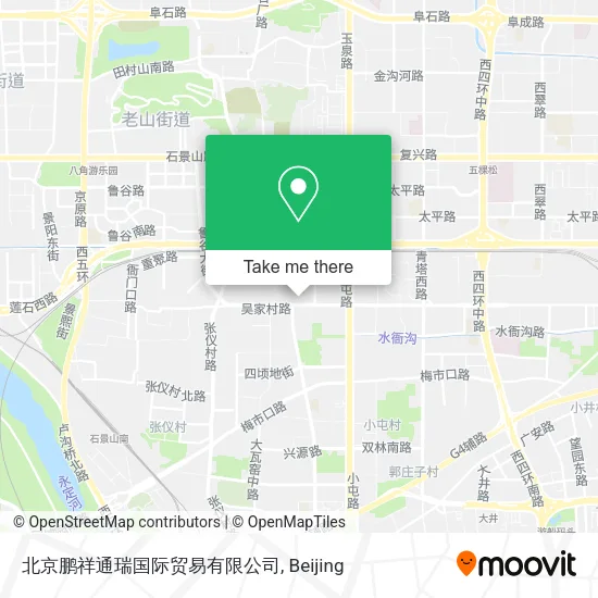 北京鹏祥通瑞国际贸易有限公司 map