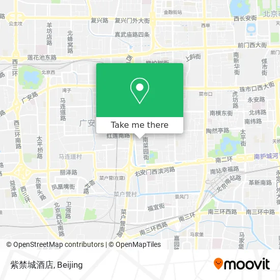 紫禁城酒店 map