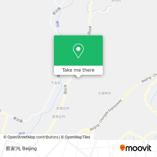 蔡家沟 map