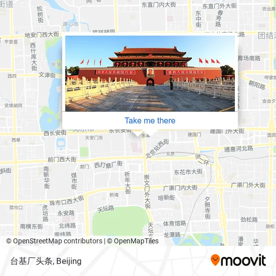 台基厂头条 map