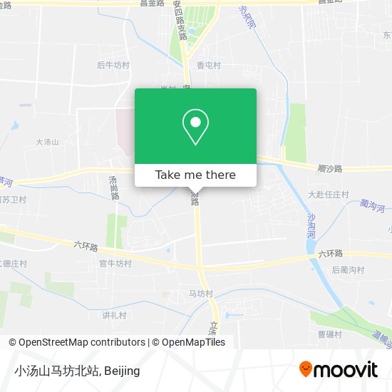 小汤山马坊北站 map
