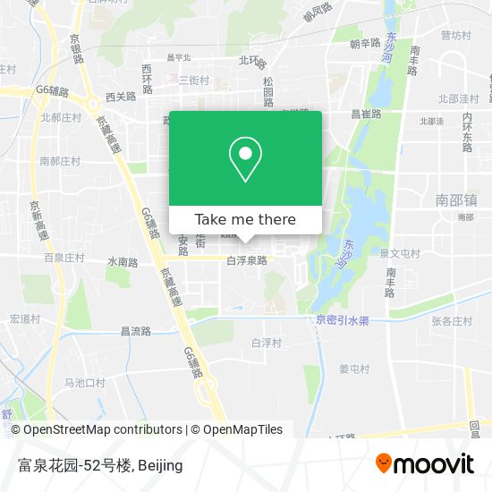 富泉花园-52号楼 map