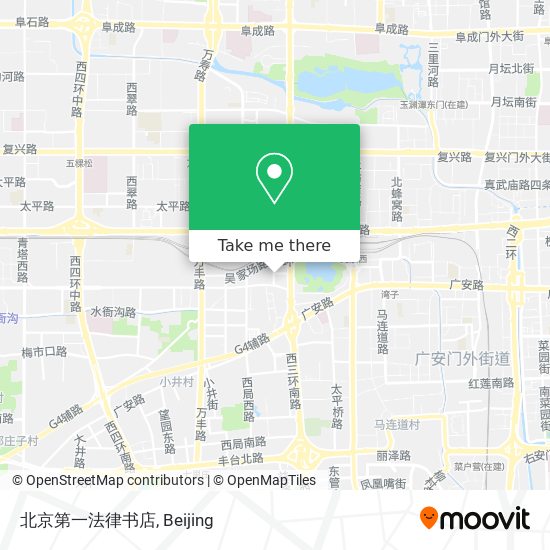 北京第一法律书店 map