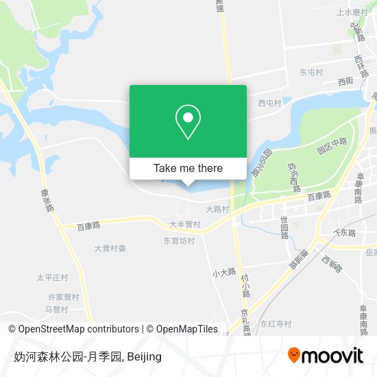 妫河森林公园-月季园 map