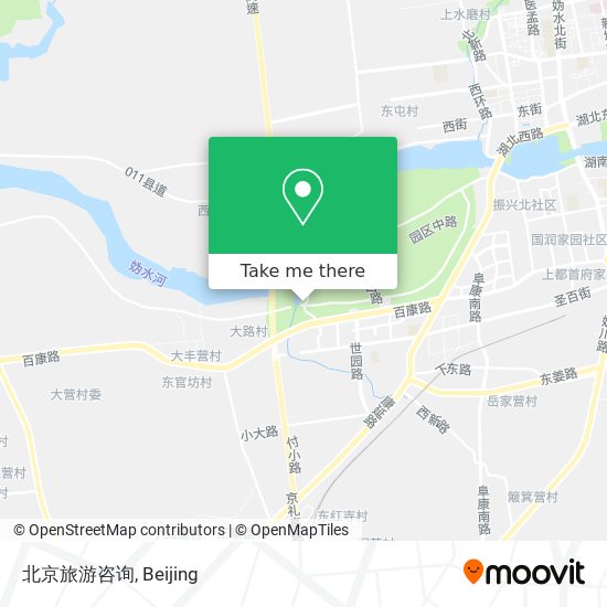北京旅游咨询 map