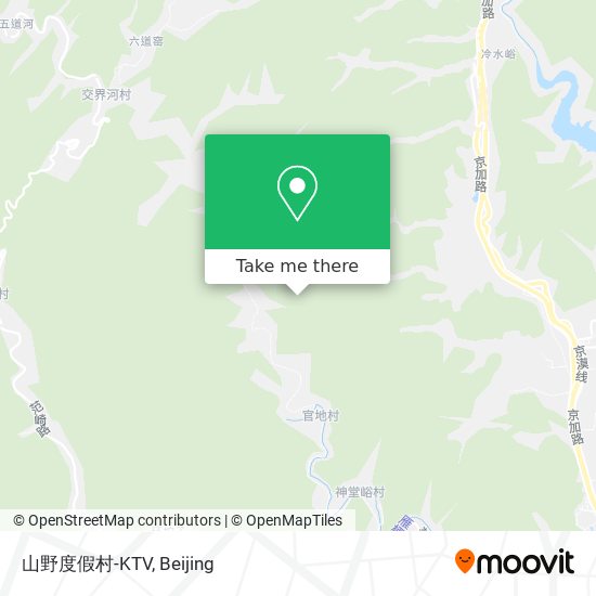 山野度假村-KTV map