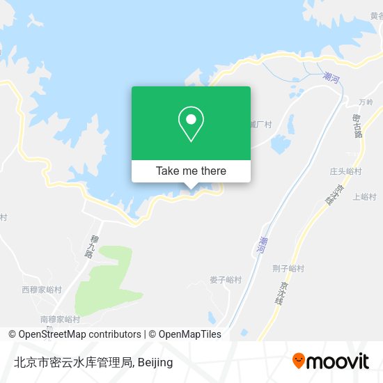 北京市密云水库管理局 map