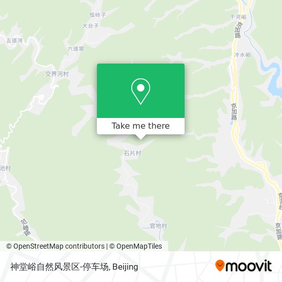 神堂峪自然风景区-停车场 map