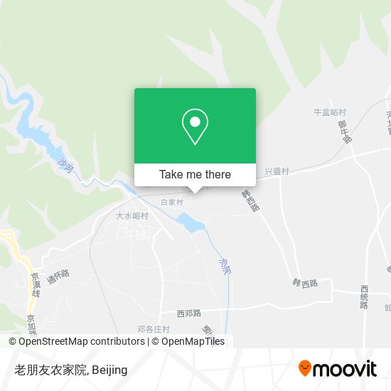 老朋友农家院 map