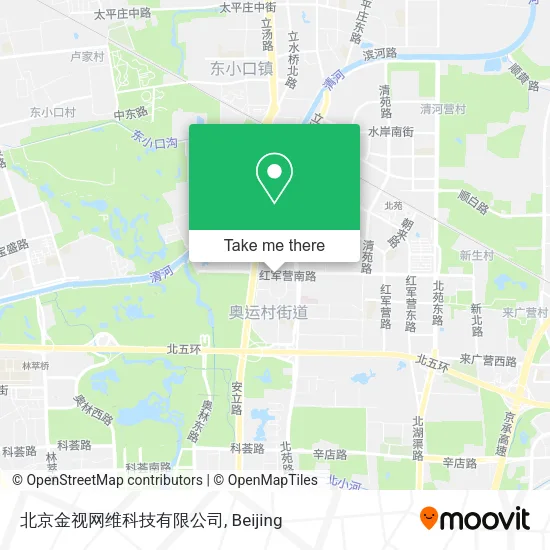 北京金视网维科技有限公司 map