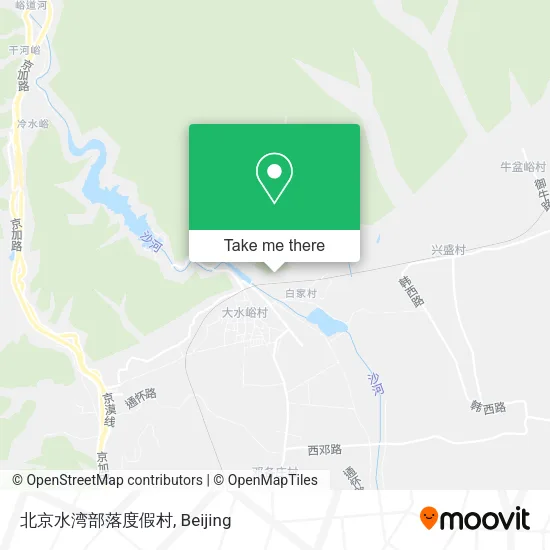 北京水湾部落度假村 map
