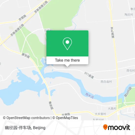 幽径园-停车场 map