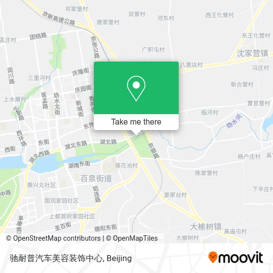 驰耐普汽车美容装饰中心 map