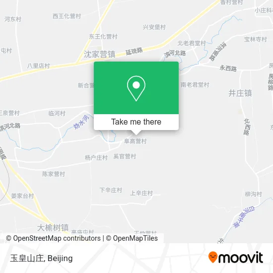 玉皇山庄 map