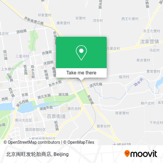 北京闽旺发轮胎商店 map