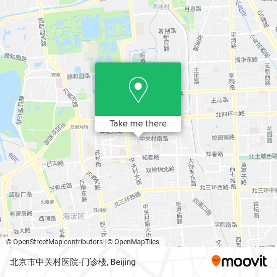 北京市中关村医院-门诊楼 map