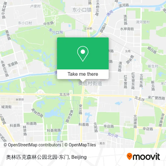 奥林匹克森林公园北园-东门 map