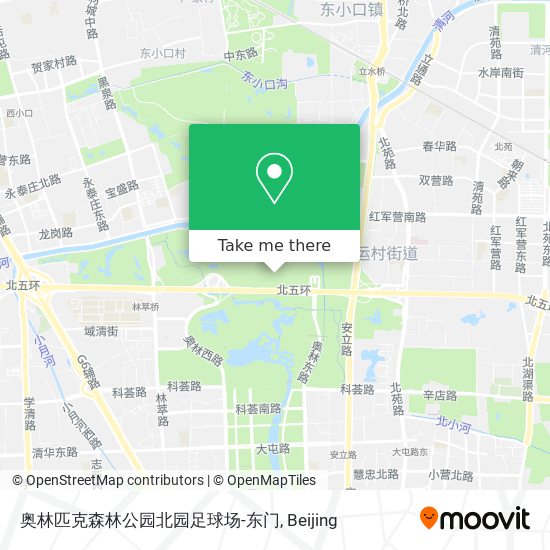 奥林匹克森林公园北园足球场-东门 map