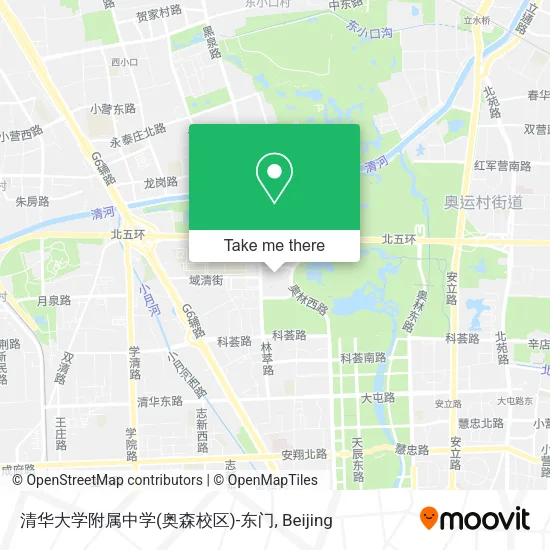 清华大学附属中学(奥森校区)-东门 map