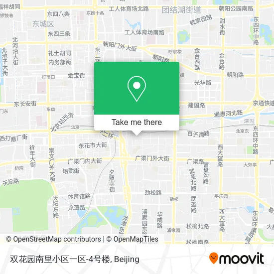 双花园南里小区一区-4号楼 map