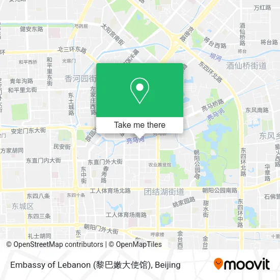 Embassy of Lebanon (黎巴嫩大使馆) map
