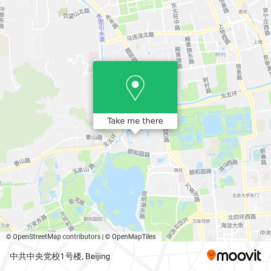 中共中央党校1号楼 map