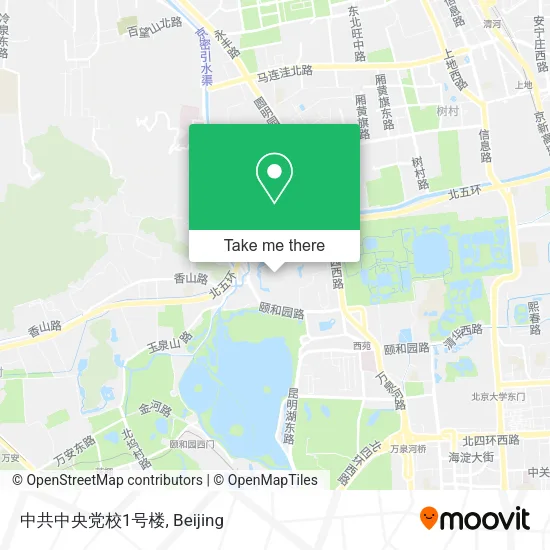 中共中央党校1号楼 map