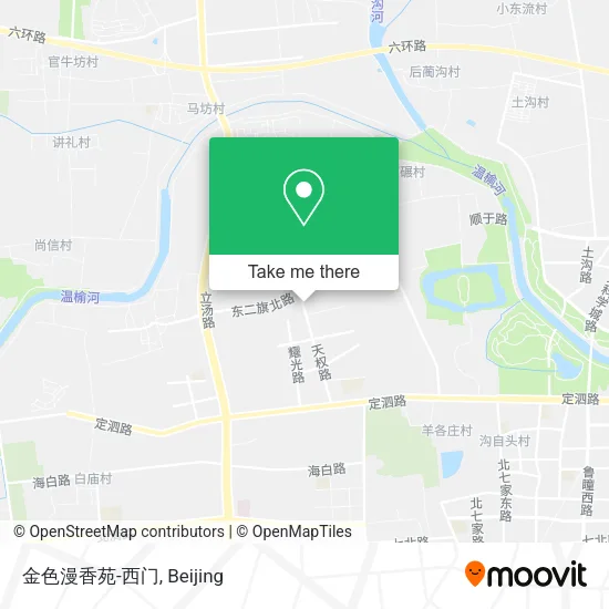 金色漫香苑-西门 map