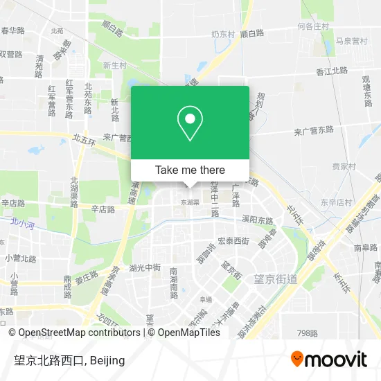 望京北路西口 map