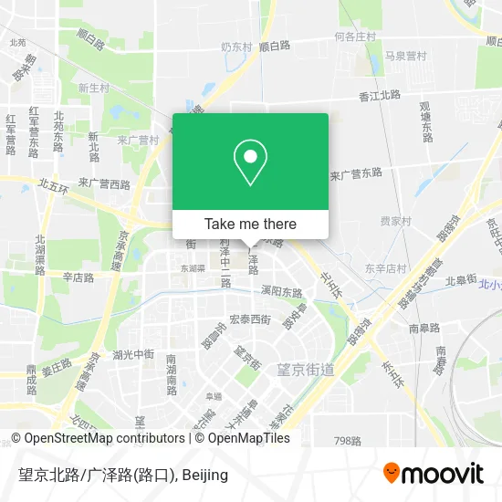 望京北路/广泽路(路口) map