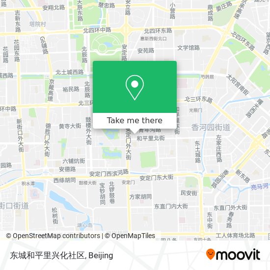 东城和平里兴化社区 map