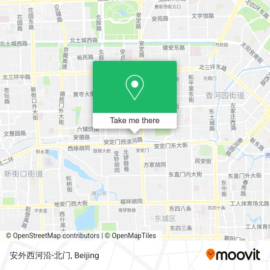 安外西河沿-北门 map