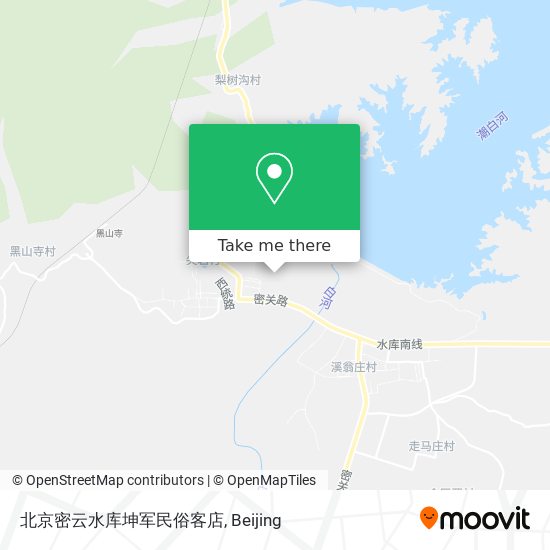 北京密云水库坤军民俗客店 map