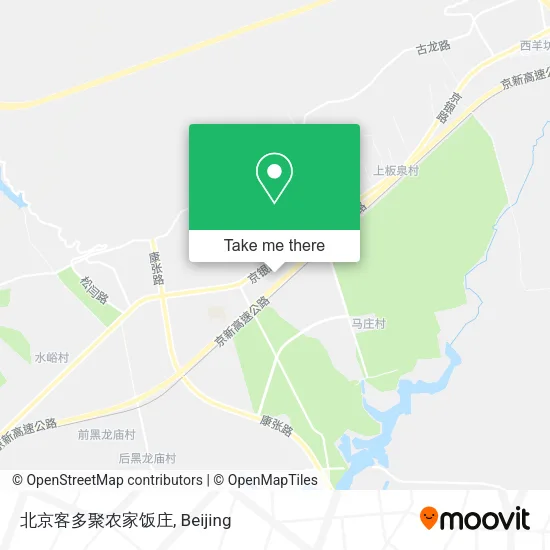 北京客多聚农家饭庄 map