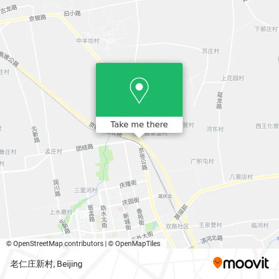 老仁庄新村 map